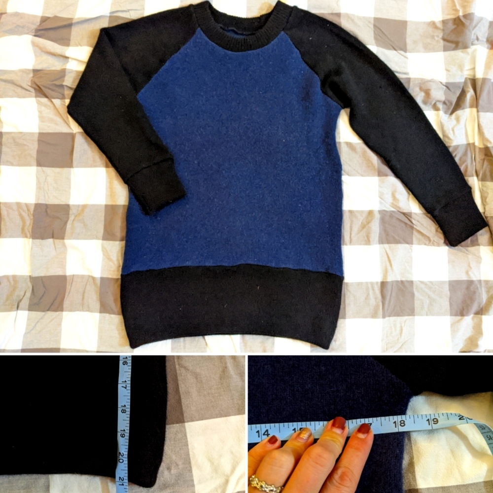 Upcycled cashmere sweater